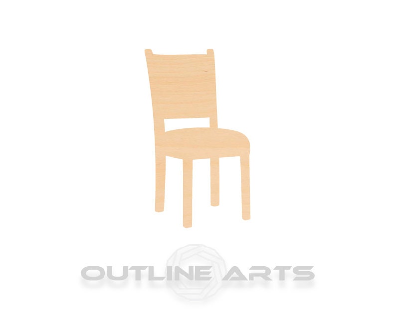 Unfinished Wooden Chair Shape | Craft Supply **Bulk Pricing Available** SHIPS FAST*thicknesses are NOMINAL*