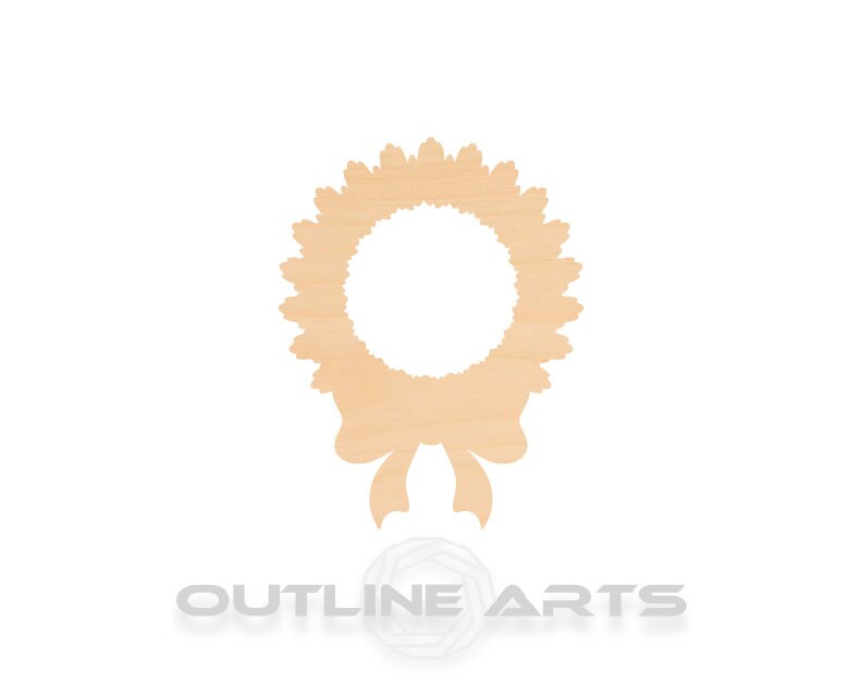 Unfinished Wooden Christmas Wreath Shape | Craft Supply **Bulk Pricing Available** SHIPS FAST*thicknesses are NOMINAL*