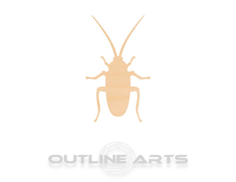 Unfinished Wooden Cockroach Shape | Craft Supply **Bulk Pricing Available** SHIPS FAST*thicknesses are NOMINAL*