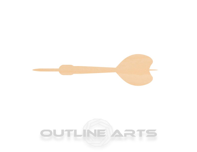 Unfinished Wooden Dart Shape | Craft Supply **Bulk Pricing Available** SHIPS FAST*thicknesses are NOMINAL*