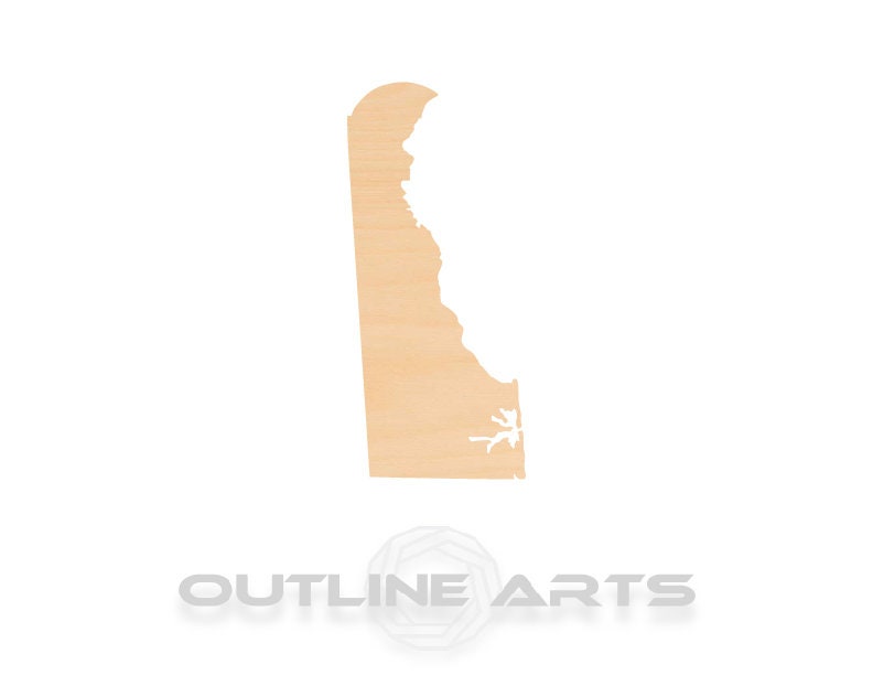 Unfinished Wooden Delaware Shape | Craft Supply **Bulk Pricing Available** SHIPS FAST*thicknesses are NOMINAL*
