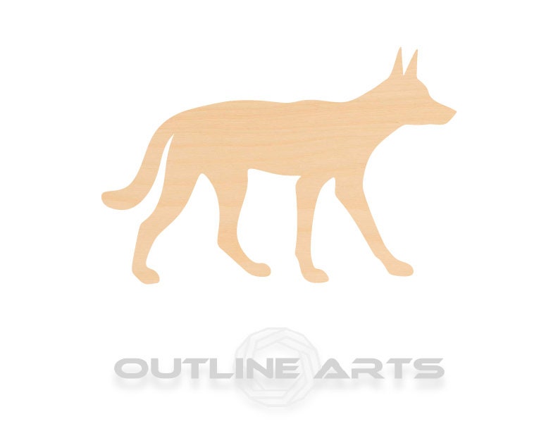 Unfinished Wooden Dingo Shape | Craft Supply **Bulk Pricing Available** SHIPS FAST*thicknesses are NOMINAL*