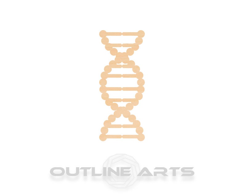 Unfinished Wooden DNA Shape | Craft Supply **Bulk Pricing Available** SHIPS FAST