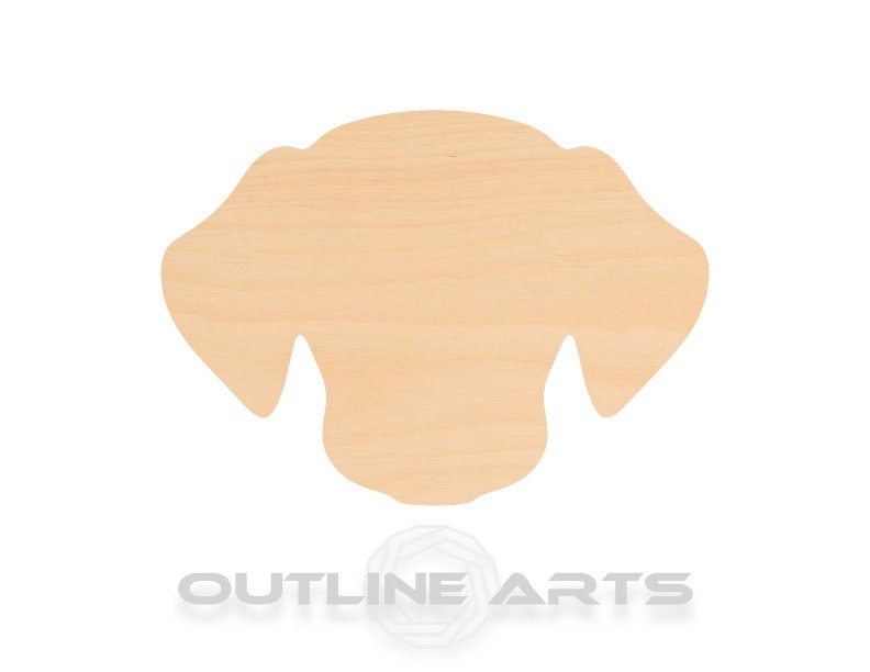 Unfinished Wooden Dog Head Shape | Craft Supply **Bulk Pricing Available** SHIPS FAST*thicknesses are NOMINAL*