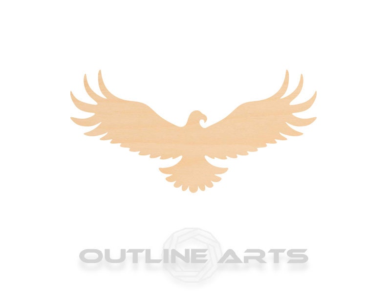 Unfinished Wooden Eagle Shape | Craft Supply **Bulk Pricing Available** SHIPS FAST*thicknesses are NOMINAL*