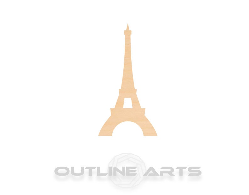 Unfinished Wooden Eiffel Tower Shape | Craft Supply **Bulk Pricing Available** SHIPS FAST*thicknesses are NOMINAL*