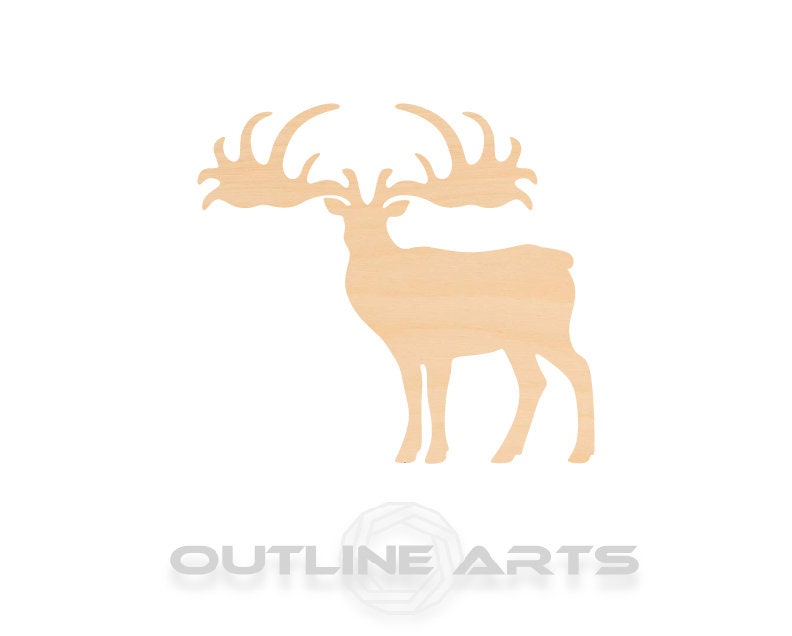 Unfinished Wooden Elk Shape | Craft Supply **Bulk Pricing Available** SHIPS FAST*thicknesses are NOMINAL*