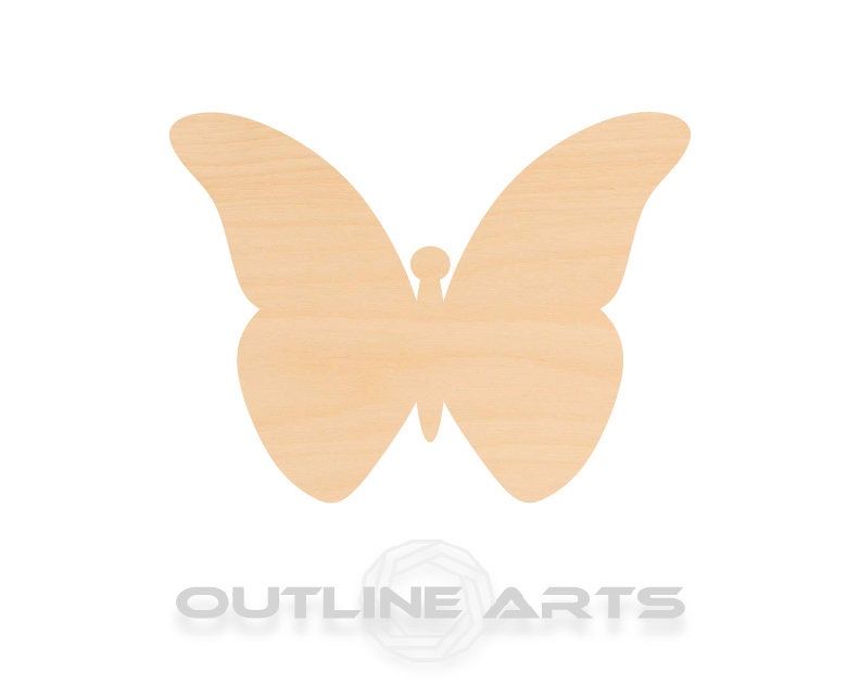 Unfinished Wooden Butterfly 2 Shape | Craft Supply **Bulk Pricing Available** SHIPS FAST*thicknesses are NOMINAL*