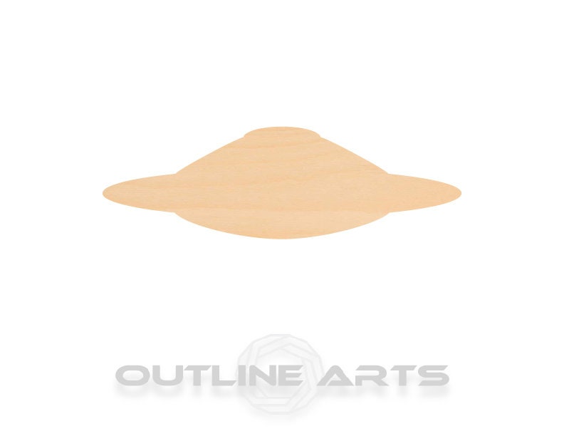 Unfinished Wooden Flying Saucer UFO Shape | Craft Supply **Bulk Pricing Available** SHIPS FAST