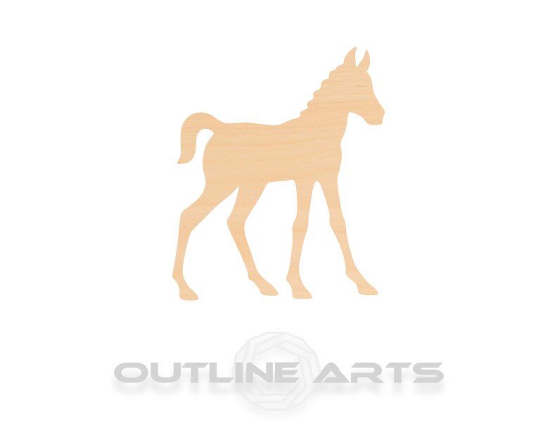 Unfinished Wooden Horse 2 Shape | Craft Supply **Bulk Pricing Available** SHIPS FAST*thicknesses are NOMINAL*