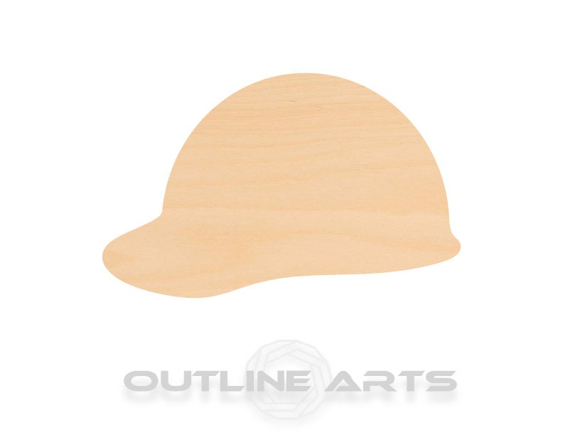 Unfinished Wooden Hard Hat Shape | Craft Supply **Bulk Pricing Available** SHIPS FAST*thicknesses are NOMINAL*