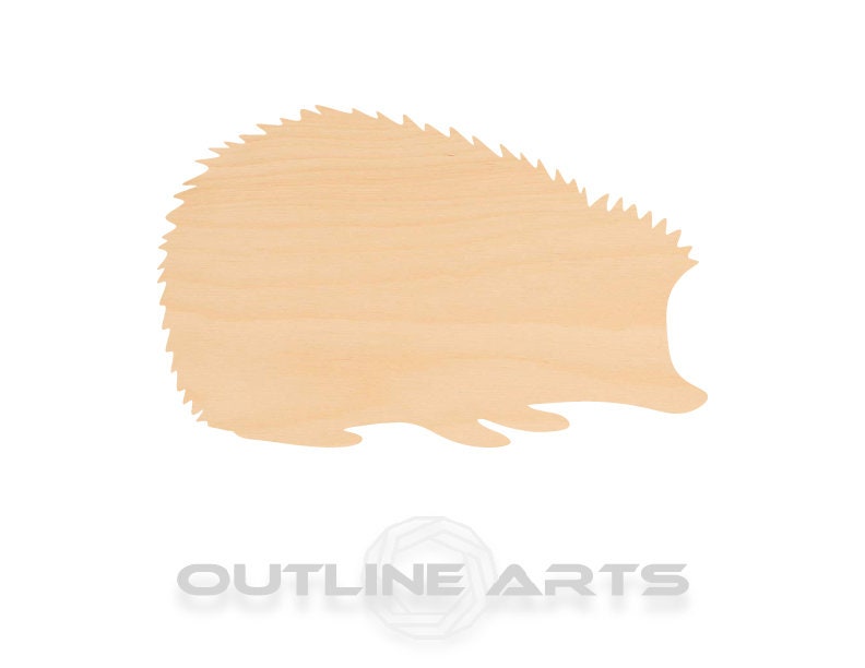 Unfinished Wooden Hedgehog Shape | Craft Supply **Bulk Pricing Available** SHIPS FAST*thicknesses are NOMINAL*