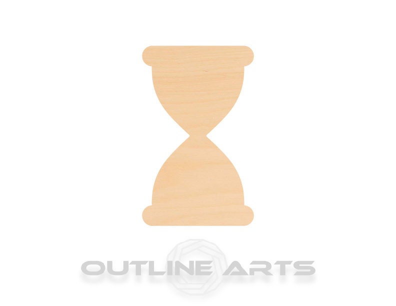 Unfinished Wooden Hourglass Shape | Craft Supply **Bulk Pricing Available** SHIPS FAST*thicknesses are NOMINAL*