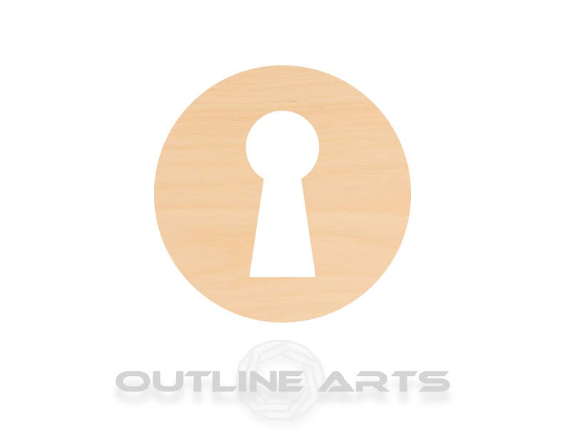Unfinished Wooden Keyhole Shape | Craft Supply **Bulk Pricing Available** SHIPS FAST*thicknesses are NOMINAL*