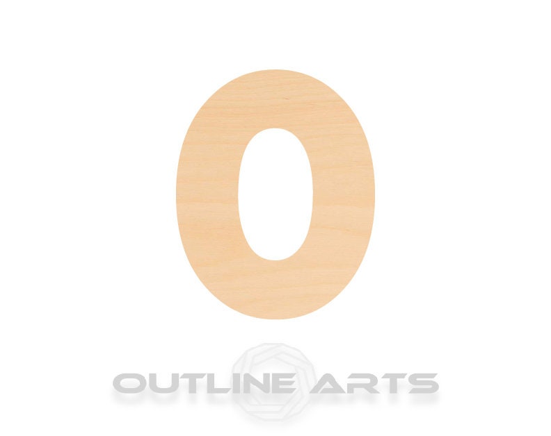 Unfinished Wooden Lowercase Letter O Shape | Craft Supply **Bulk Pricing Available** SHIPS FAST*thicknesses are NOMINAL*
