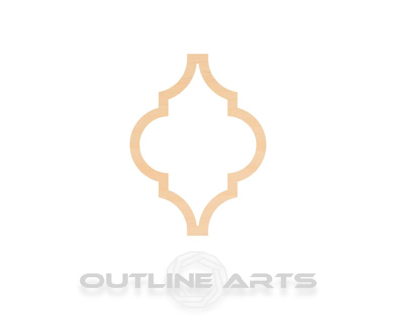 Unfinished Wooden Moroccan Shape | Craft Supply **Bulk Pricing Available** SHIPS FAST*thicknesses are NOMINAL*