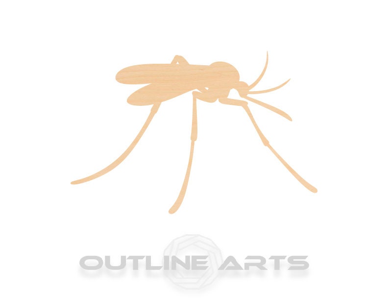 Unfinished Wooden Mosquito Shape | Craft Supply **Bulk Pricing Available** SHIPS FAST*thicknesses are NOMINAL*