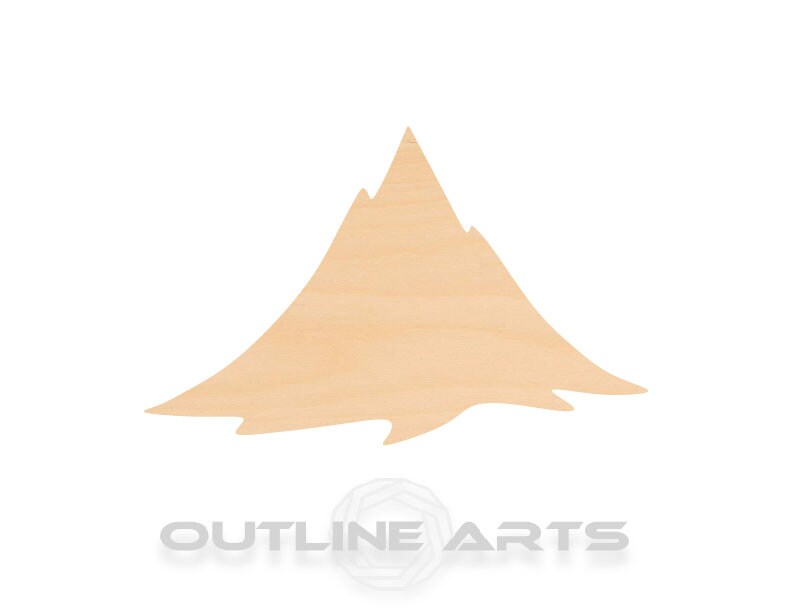 Unfinished Wooden Mountain Shape | Craft Supply **Bulk Pricing Available** SHIPS FAST*thicknesses are NOMINAL*