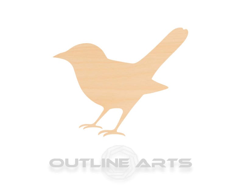 Unfinished Wooden Nightingale Shape | Craft Supply **Bulk Pricing Available** SHIPS FAST*thicknesses are NOMINAL*