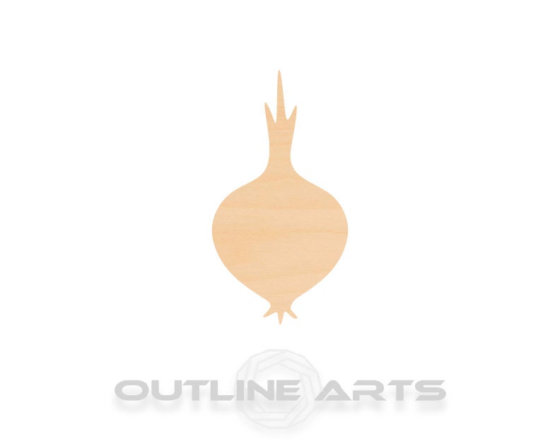 Unfinished Wooden Onion Shape | Craft Supply **Bulk Pricing Available** SHIPS FAST*thicknesses are NOMINAL*