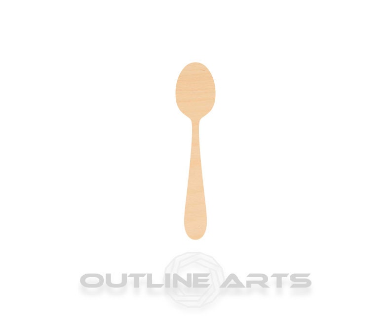 Unfinished Wooden Spoon Shape | Craft Supply **Bulk Pricing Available** SHIPS FAST*thicknesses are NOMINAL*