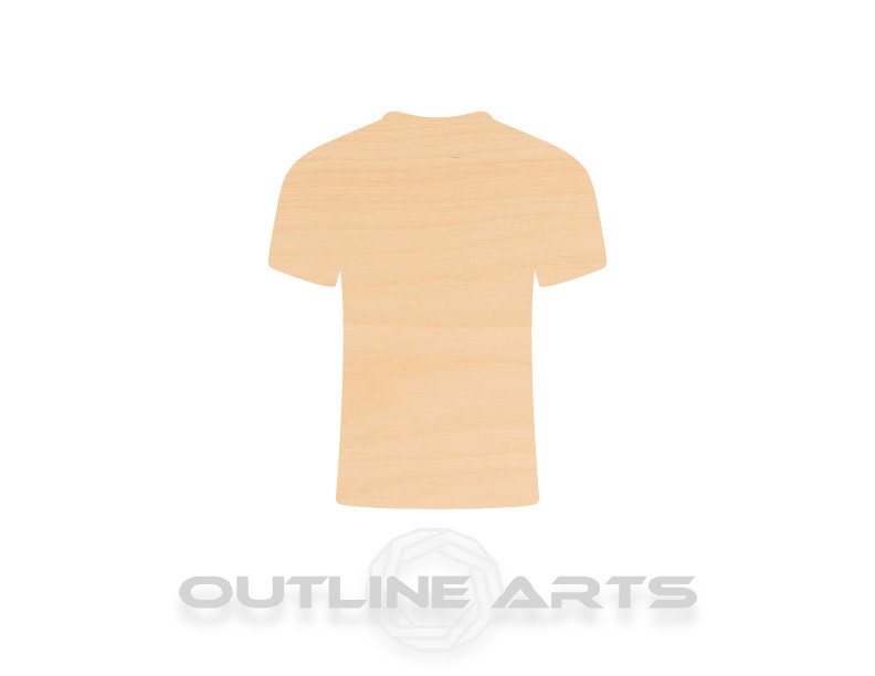 Unfinished Wooden T-shirt Shape | Craft Supply **Bulk Pricing Available** SHIPS FAST*thicknesses are NOMINAL*