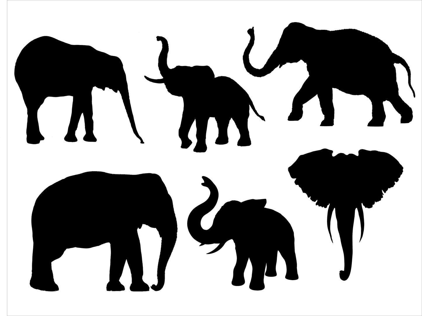 Unfinished Wooden Elephant Shape | Craft Supply **Bulk Pricing Available** SHIPS FAST*thicknesses are NOMINAL*