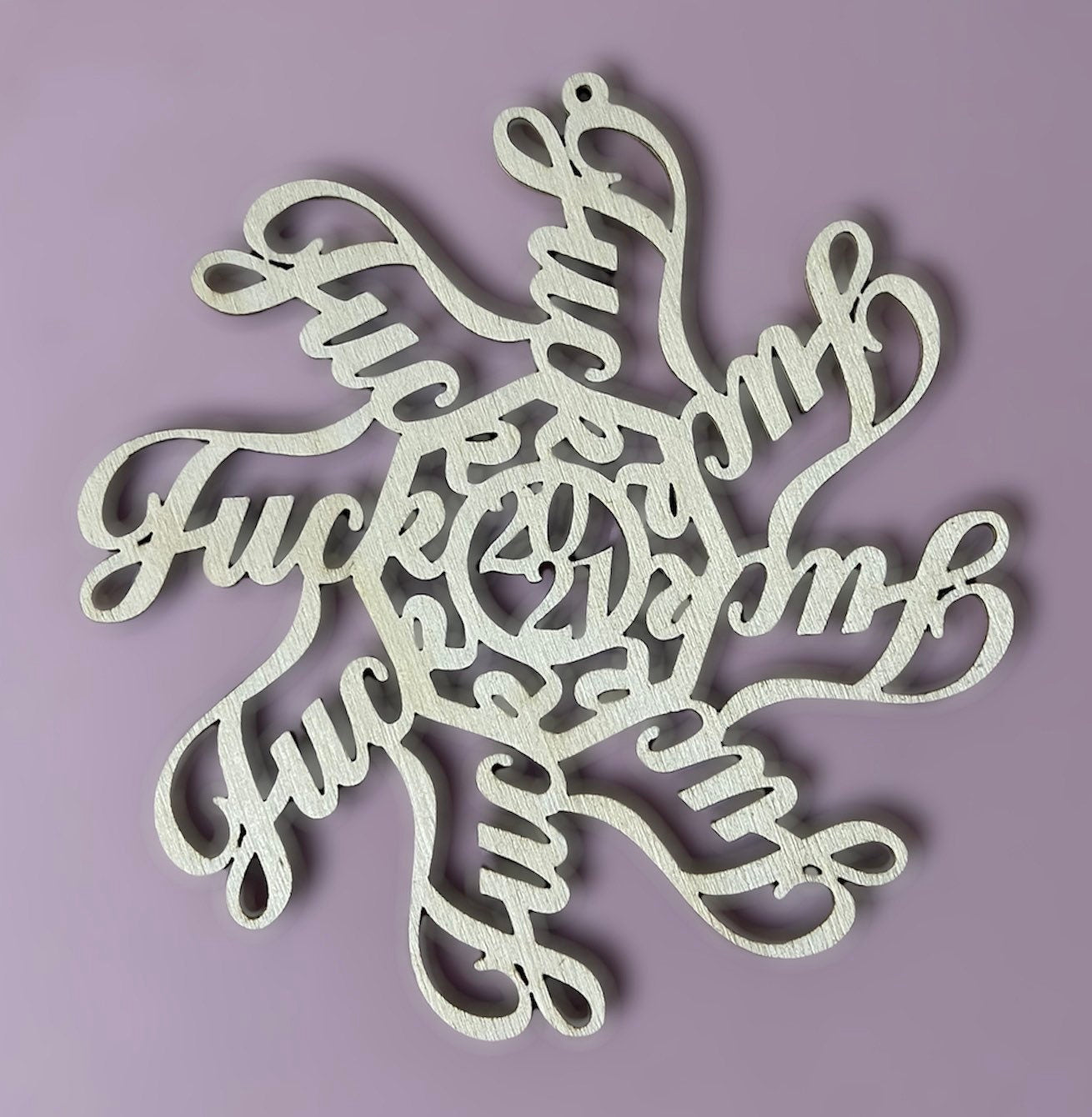 Unfinished Wooden F2021 Christmas Tree Ornament Shape | Craft Supply **Bulk Pricing Available** SHIPS FAST