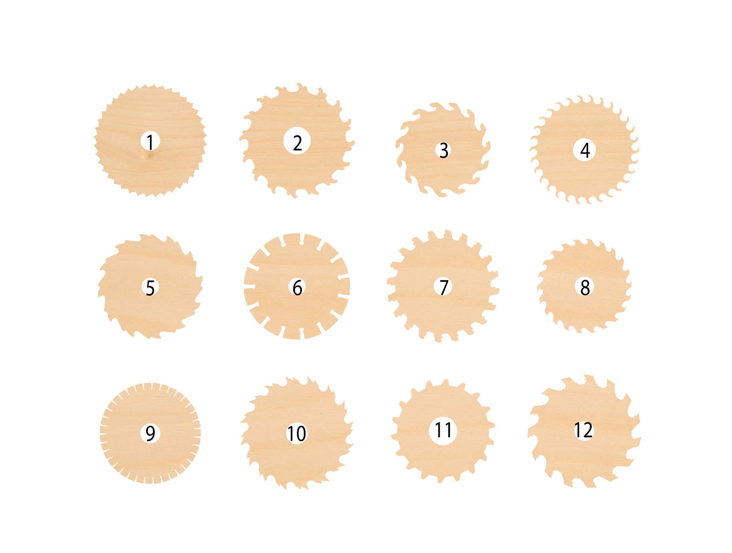 Unfinished Wooden Saw Blade Shape | Craft Supply **Bulk Pricing Available**  SHIPS FAST*thicknesses are NOMINAL*