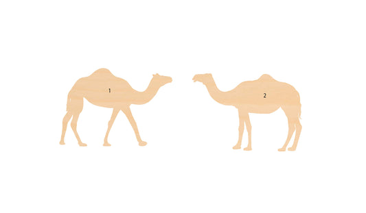 Unfinished Wooden Camel Shape | Craft Supply **Bulk Pricing Available**  SHIPS FAST*thicknesses are NOMINAL*