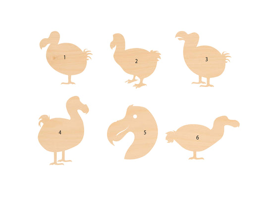 Unfinished Wooden Dodo Bird Shape | Craft Supply **Bulk Pricing Available**  SHIPS FAST*thicknesses are NOMINAL*