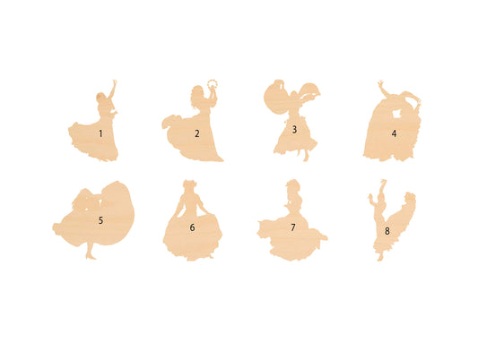 Unfinished Wooden Gypsy Shape | Craft Supply **Bulk Pricing Available**  SHIPS FAST*thicknesses are NOMINAL*