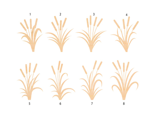 Unfinished Wooden Cattails Shape | Craft Supply **Bulk Pricing Available**  SHIPS FAST*thicknesses are NOMINAL*