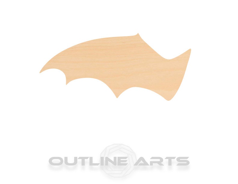 Unfinished Wooden Bat Wing Shape | Craft Supply **Bulk Pricing Available**  SHIPS FAST*thicknesses are NOMINAL*