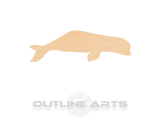 Unfinished Wooden Beluga Whale Shape | Craft Supply **Bulk Pricing Available**  SHIPS FAST*thicknesses are NOMINAL*