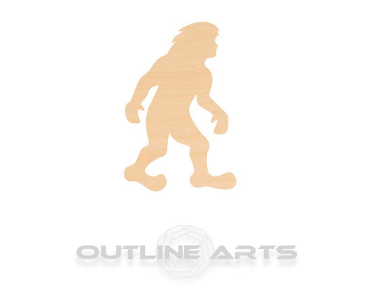 Unfinished Wooden Bigfoot 2 Shape | Craft Supply **Bulk Pricing Available**  SHIPS FAST*thicknesses are NOMINAL*