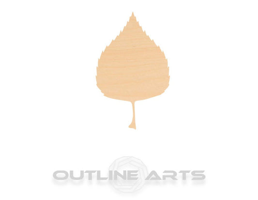 Unfinished Wooden Birch Leaf Shape | Craft Supply **Bulk Pricing Available**  SHIPS FAST*thicknesses are NOMINAL*