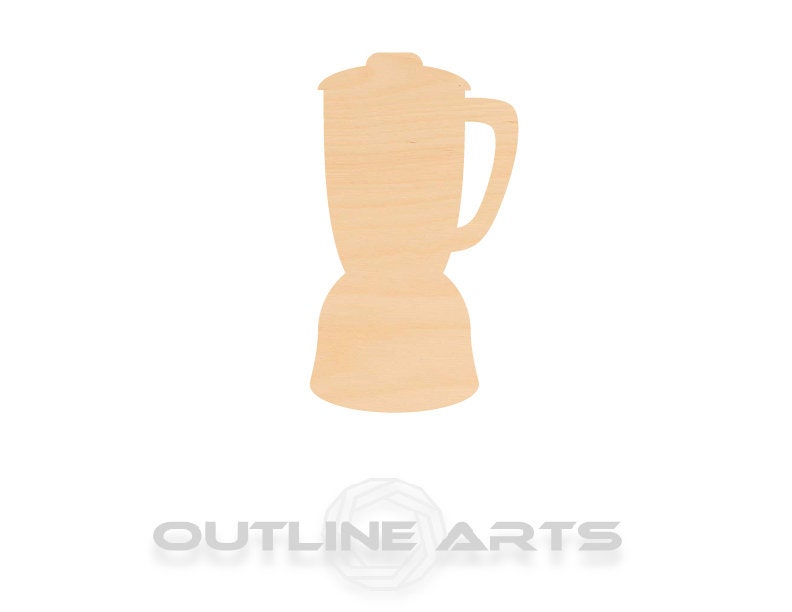 Unfinished Wooden Blender Shape | Craft Supply **Bulk Pricing Available**  SHIPS FAST*thicknesses are NOMINAL*