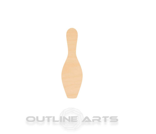 Unfinished Wooden Bowling Pin Shape | Craft Supply **Bulk Pricing Available**  SHIPS FAST*thicknesses are NOMINAL*