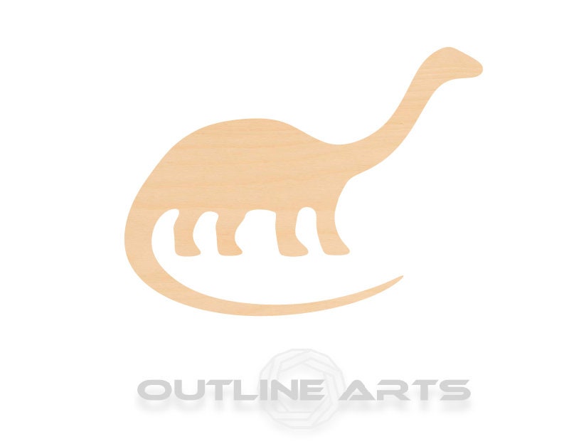 Unfinished Wooden Brontosaurus Shape | Craft Supply **Bulk Pricing Available**  SHIPS FAST*thicknesses are NOMINAL*