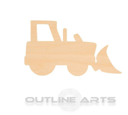Unfinished Wooden Bulldozer Shape | Craft Supply **Bulk Pricing Available**  SHIPS FAST*thicknesses are NOMINAL*