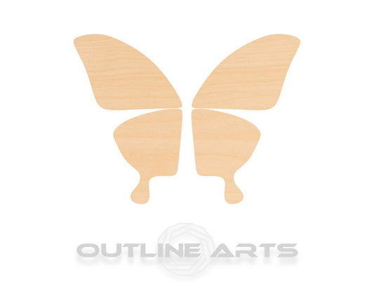 Unfinished Wooden Butterfly Wings Shape | Craft Supply **Bulk Pricing Available**  SHIPS FAST*thicknesses are NOMINAL*