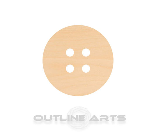 Unfinished Wooden Button Shape | Craft Supply **Bulk Pricing Available**  SHIPS FAST*thicknesses are NOMINAL*