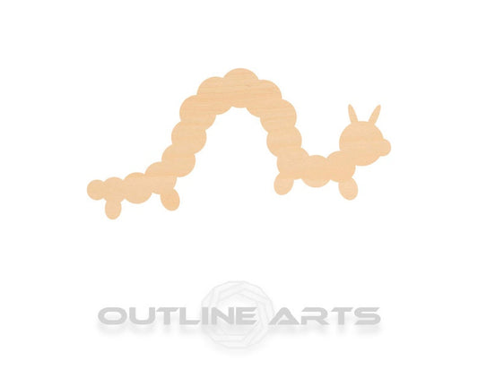 Unfinished Wooden Caterpillar Shape | Craft Supply **Bulk Pricing Available**  SHIPS FAST*thicknesses are NOMINAL*