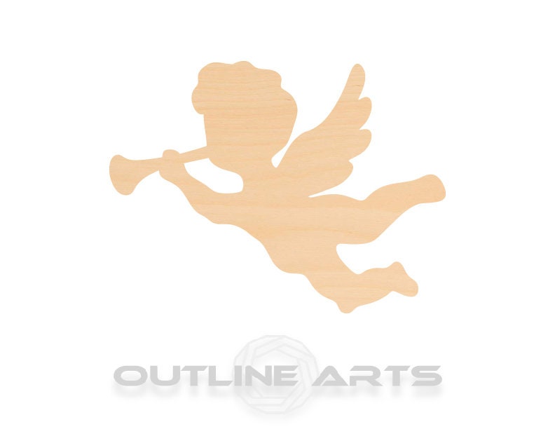 Unfinished Wooden Cherub Shape | Craft Supply **Bulk Pricing Available**  SHIPS FAST*thicknesses are NOMINAL*