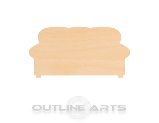 Unfinished Wooden Couch Shape | Craft Supply **Bulk Pricing Available**  SHIPS FAST*thicknesses are NOMINAL*