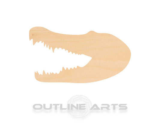 Unfinished Wooden Crocodile Head Shape | Craft Supply **Bulk Pricing Available**  SHIPS FAST*thicknesses are NOMINAL*