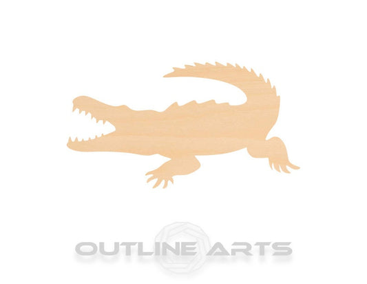 Unfinished Wooden Crocodile Shape | Craft Supply **Bulk Pricing Available**  SHIPS FAST*thicknesses are NOMINAL*