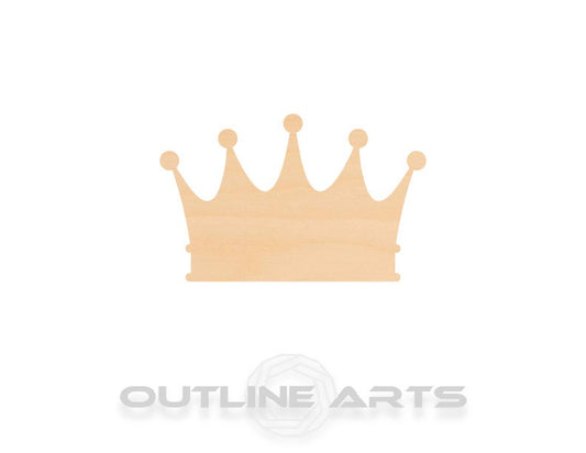Unfinished Wooden Crown 2 Shape | Craft Supply **Bulk Pricing Available**  SHIPS FAST*thicknesses are NOMINAL*