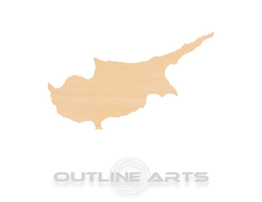 Unfinished Wooden Cyprus Shape | Craft Supply **Bulk Pricing Available**  SHIPS FAST*thicknesses are NOMINAL*